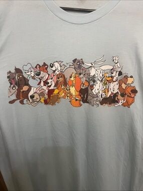 The Dogs of Disney Movies Large Shirt